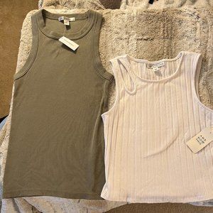 1 Banana Republic and 1 Now and Then Tank Top